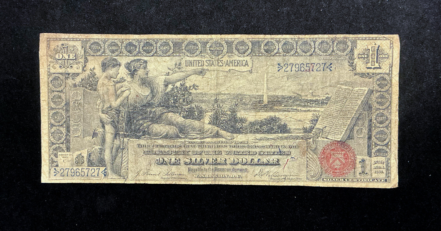 1896 $1 Educational Silver Certificate