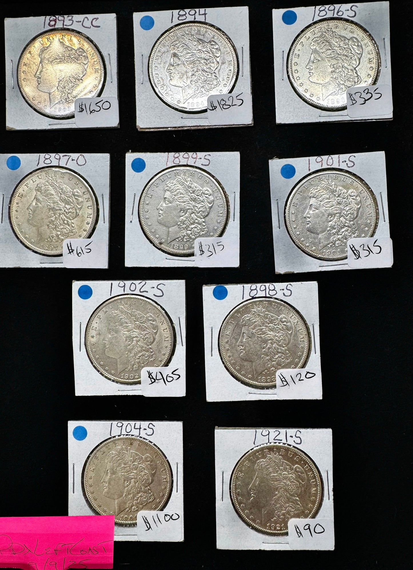 1896-S Morgan $1 - Raw