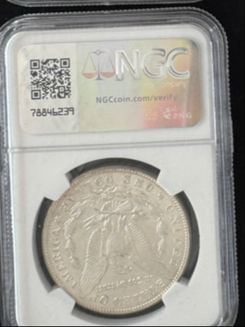 1883-S $1 Morgan Dollar - NGC AU Det.