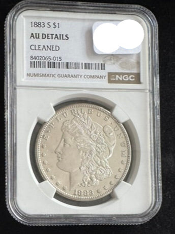 1883-S $1 Morgan Dollar - NGC AU Det.