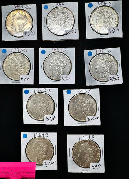 1896-S Morgan $1 - Raw
