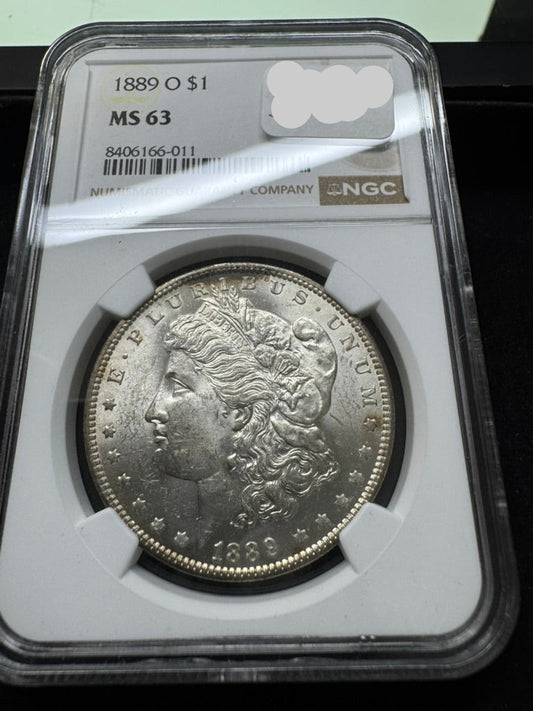 1889-O $1 Morgan Silver Dollar - NGC MS63