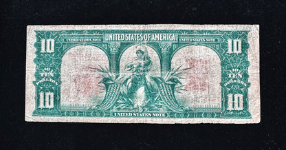 1901 $10 Bison - Large Size Legal Tender Note