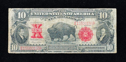 1901 $10 Bison - Large Size Legal Tender Note