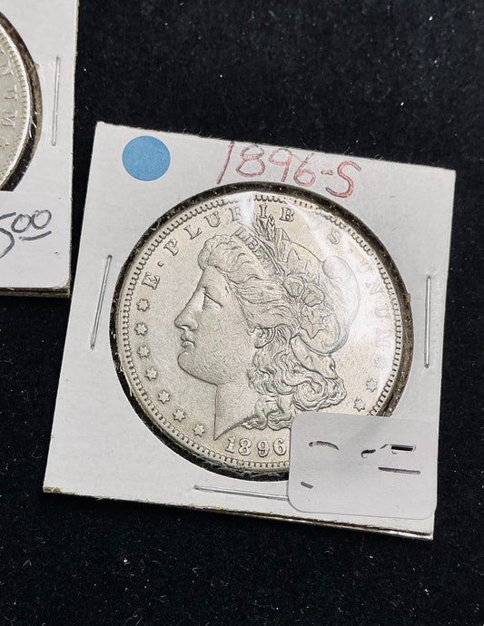 1896-S Morgan $1 - Raw