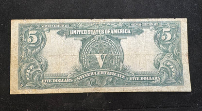 1899 $5 Silver Certificate - Chief Note
