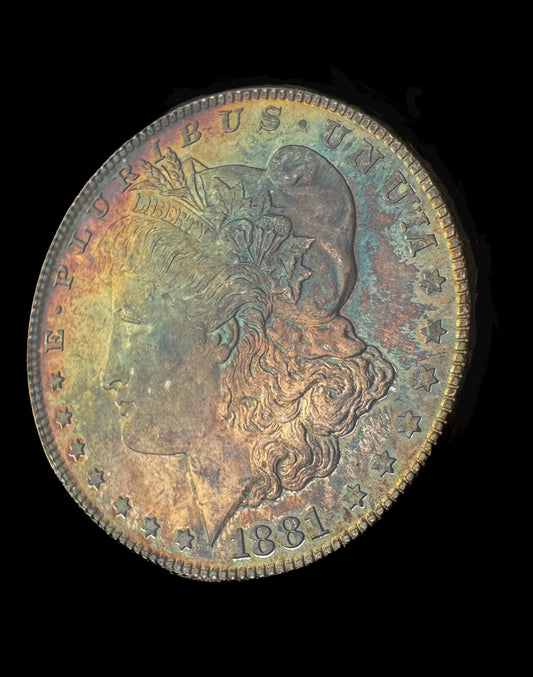 1881-S Morgan Silver Dollar - Raw Toner
