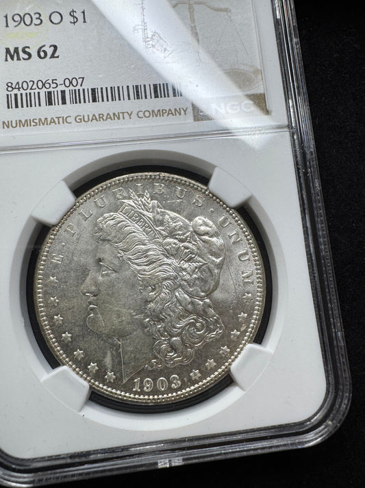 1903-O $1 Morgan Dollar - NGC MS-62